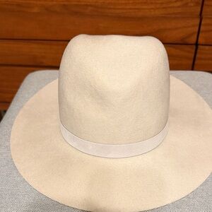 Janessa Leone Cream Hat